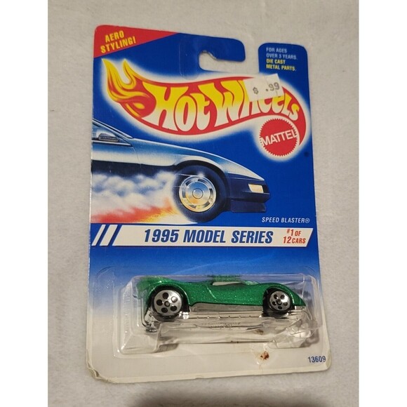 Hot Wheels 1995 Model Series #1 of 12 Speed Blaster Collector #343 - Picture 2 of 5